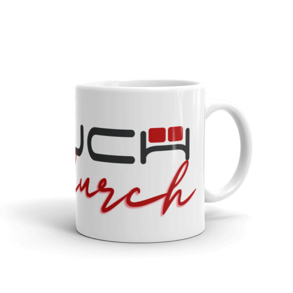 Couch Church Glossy Mug